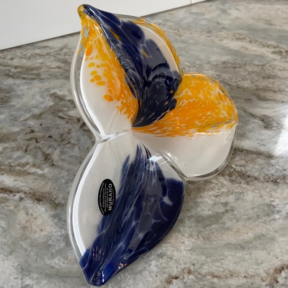 NEW Handmade Murano, Italy Glass blown fllower - Picture 4 of 9